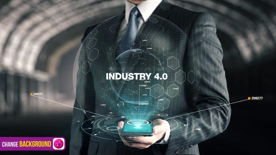 Businessman with Hologram Phone Videohive 21612818 After Effects Image 5