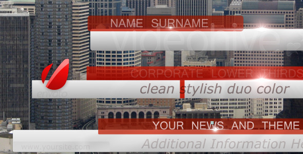 Bussines, News Lower Third Pack full HD - Download Videohive 312024