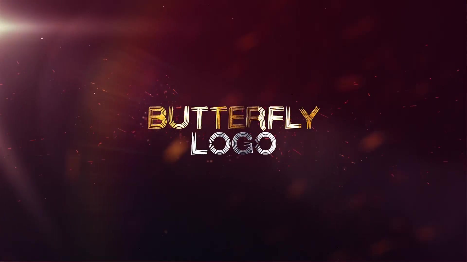 Butterfly Logo Reveal Videohive 24971218 After Effects Image 3