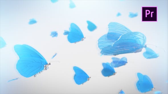 Butterfly Logo Reveal Premiere Pro - Videohive Download 23000561