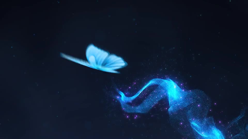 Butterfly Particle Logo - Download Videohive 21633487