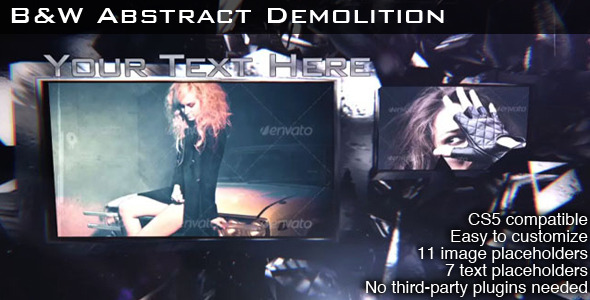 B&W Abstract Demolition - Download Videohive 3239575