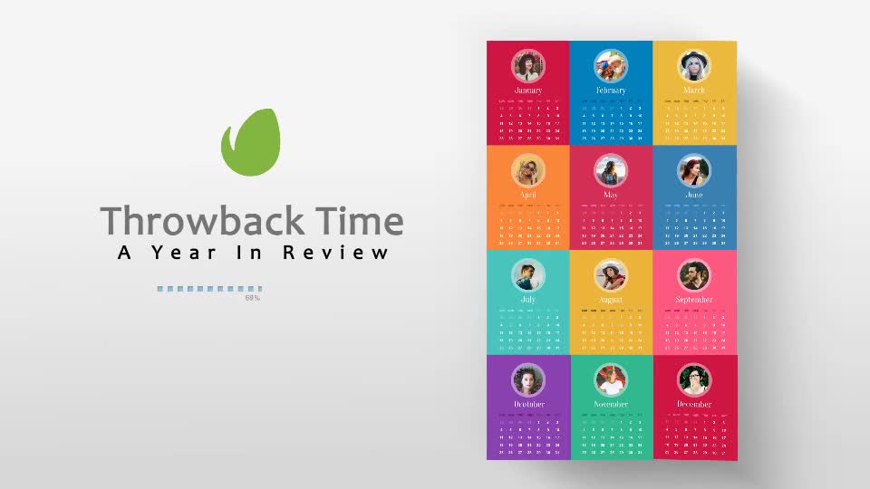 Calendar Concept Photo Throwback Videohive 19207162 After Effects Image 1