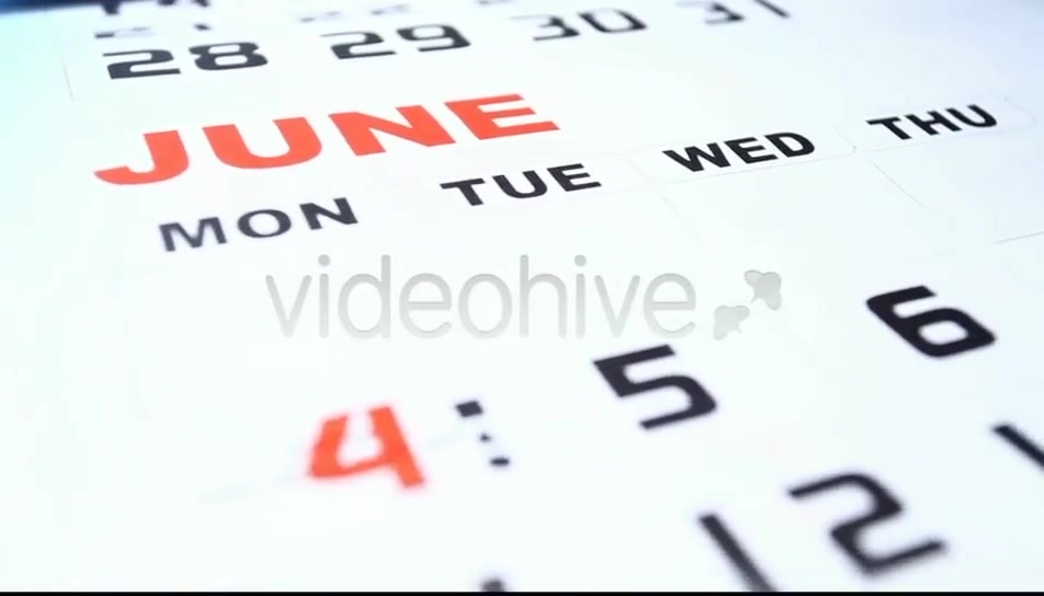 Calendar  Videohive 3393107 Stock Footage Image 3