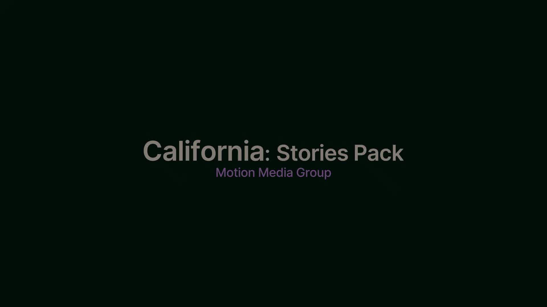California | Stories Pack Videohive 30507744 After Effects Image 11