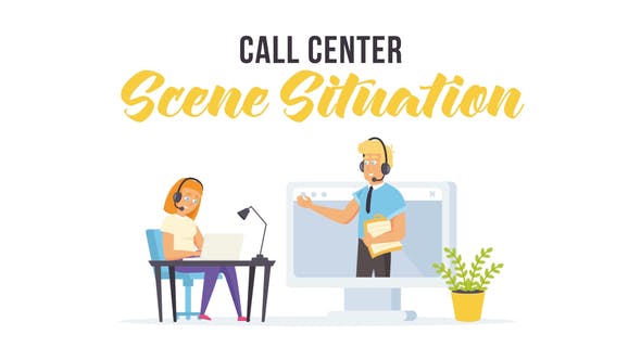 Call center Scene Situation - Videohive 27597249 Download