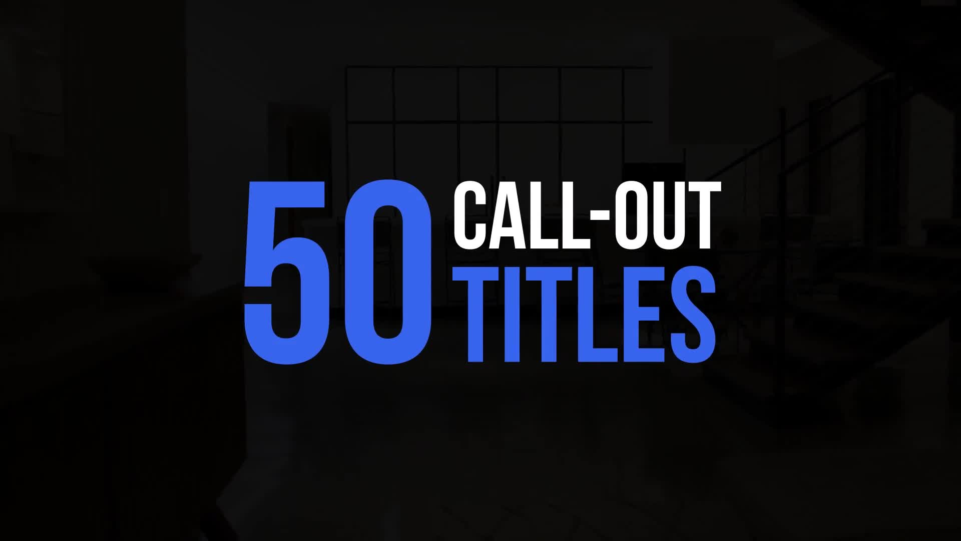 Call Out Titles - Download Videohive 21483150