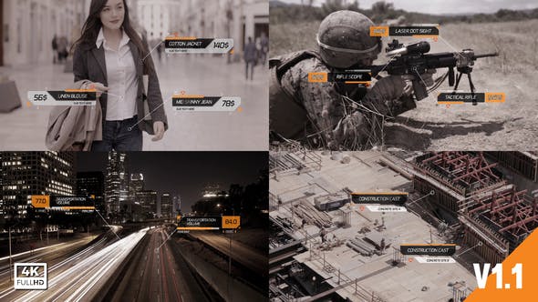 Call Outs HUD Digital - Videohive Download 23958715