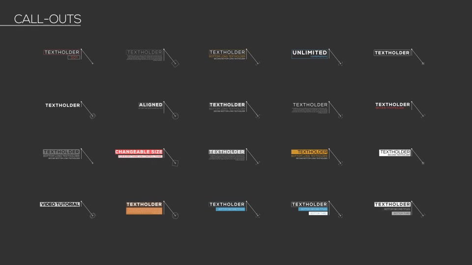 Call Outs Tool Kit - Download Videohive 18104474