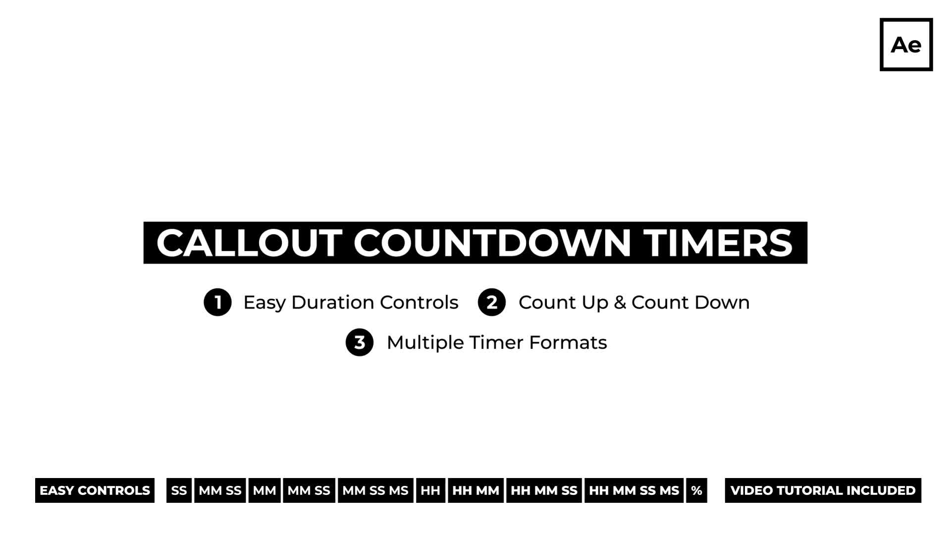 Callout Countdown Timers Videohive 38465874 After Effects Image 1