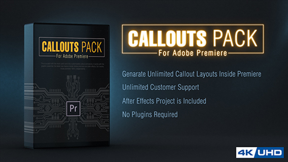 Callout Line Pack For Premiere - Download Videohive 21108932