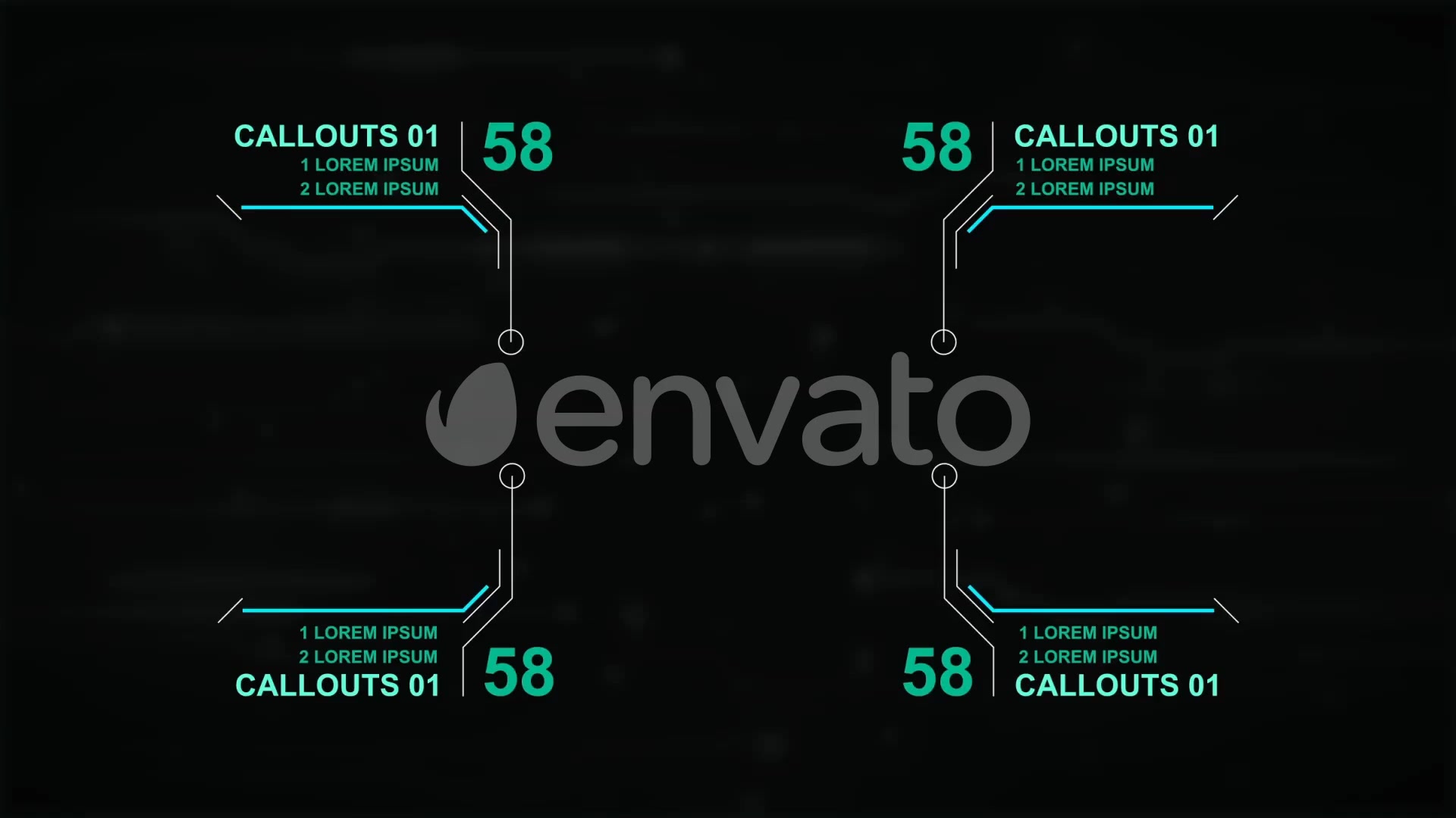 Callouts set 1 hi tech Videohive 24318158 After Effects Image 3