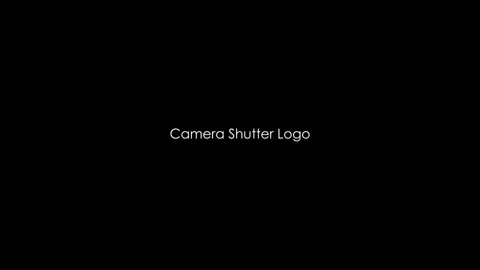 Camera Shutter Logo - Download Videohive 11147526