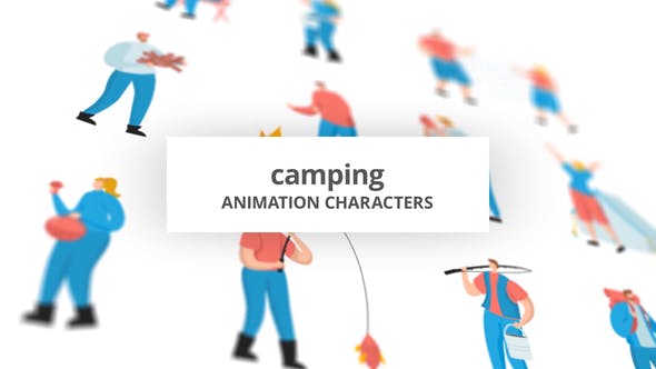 Camping Character Set - 29102352 Download Videohive