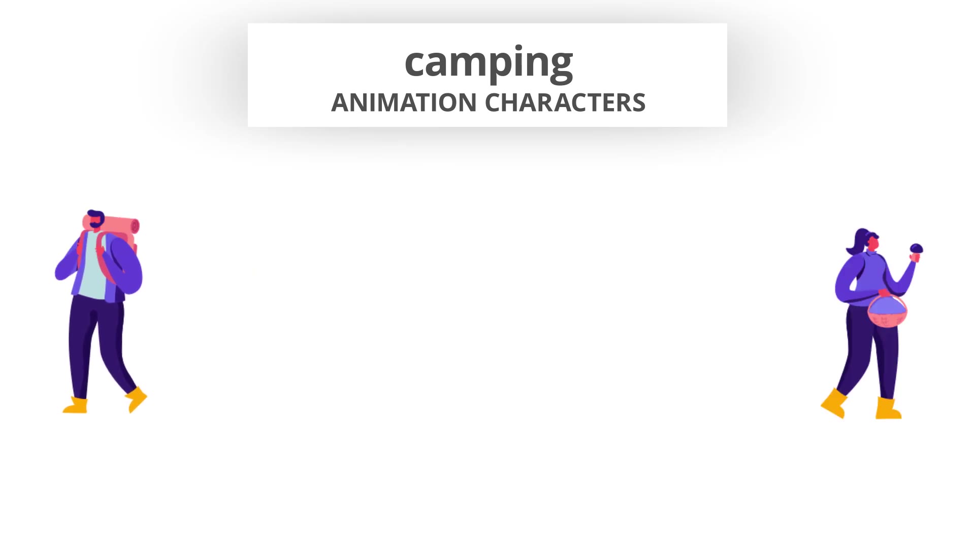 Camping Character Set Videohive 28672337 After Effects Image 6