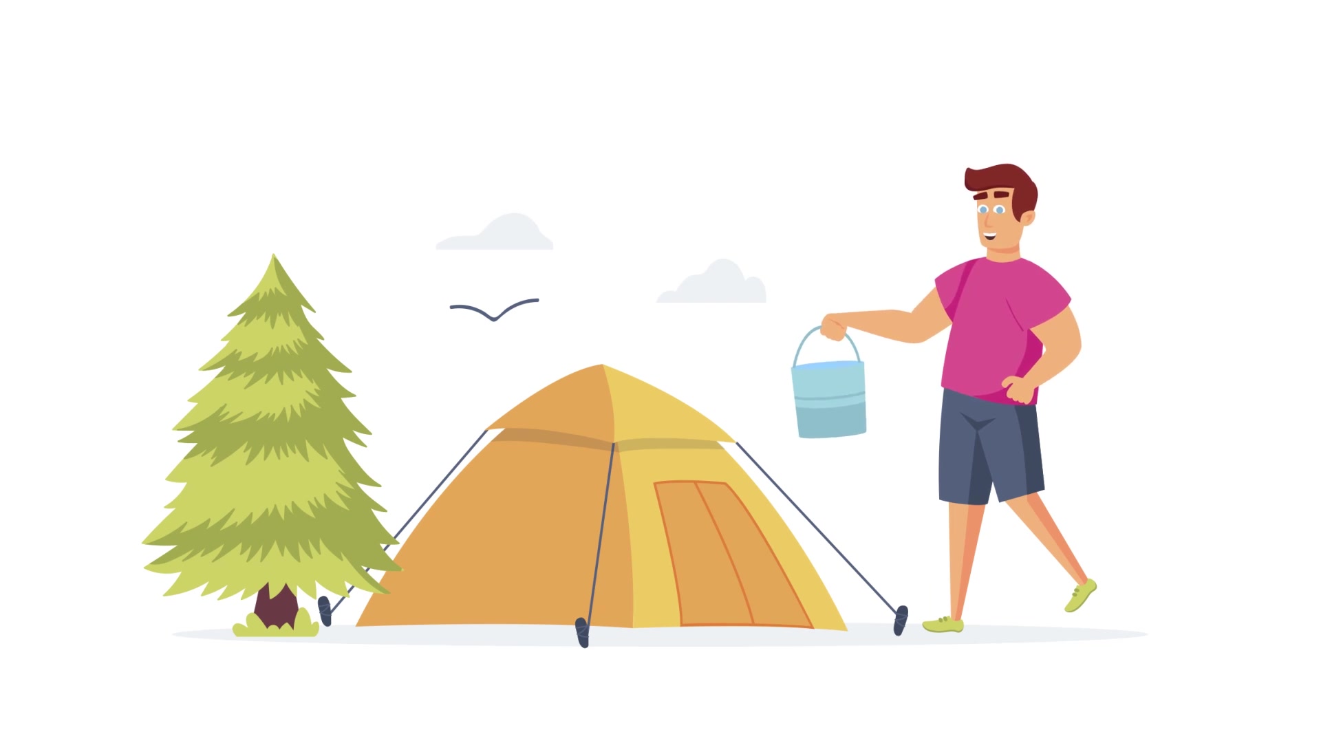 Camping Scene Situation Videohive 28479838 After Effects Image 7