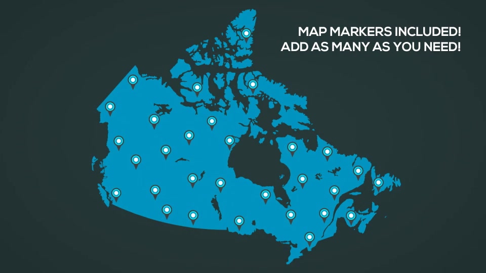 Canada Map Kit - Download Videohive 15856796