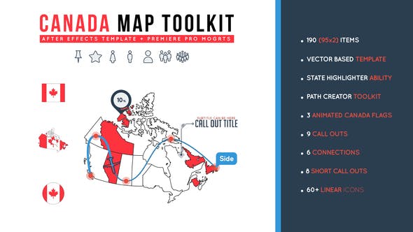Canada Map Toolkit - Download 26520922 Videohive