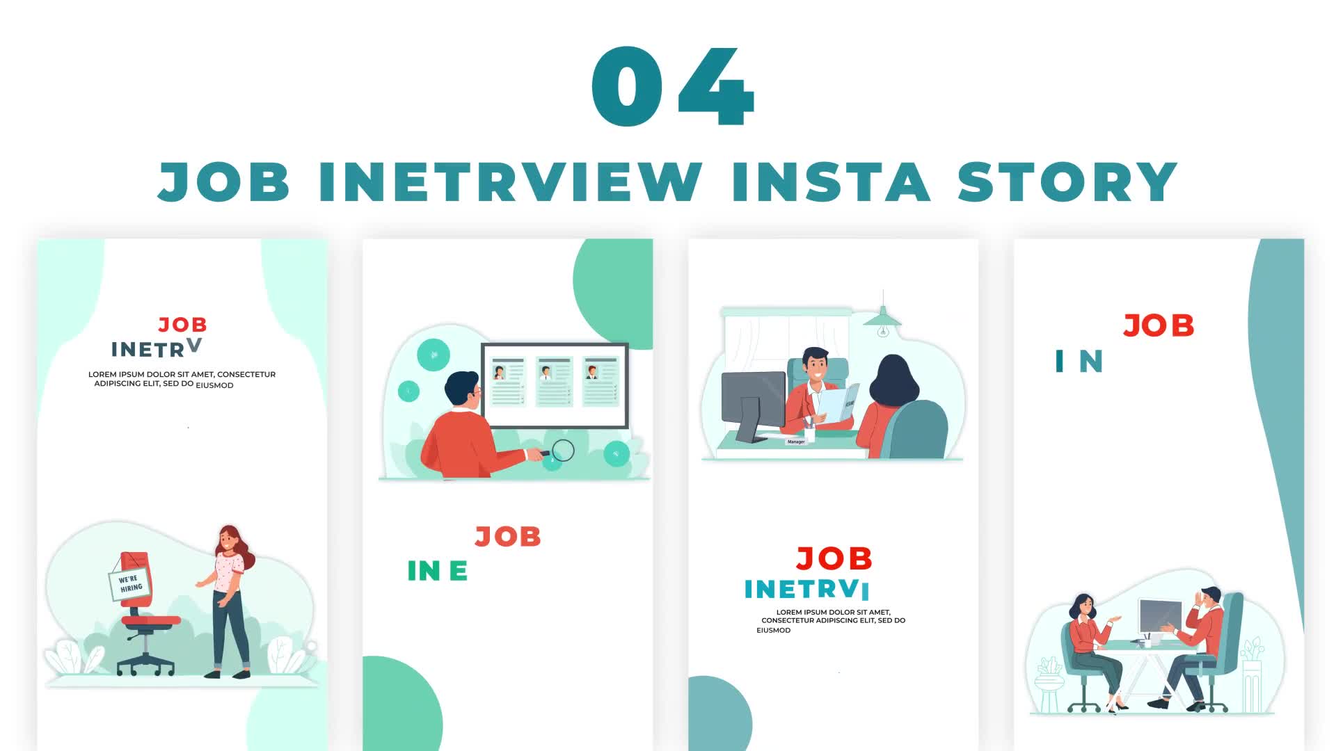 Candidate Job Interview Instagram Story Template Videohive 39029743 After Effects Image 1