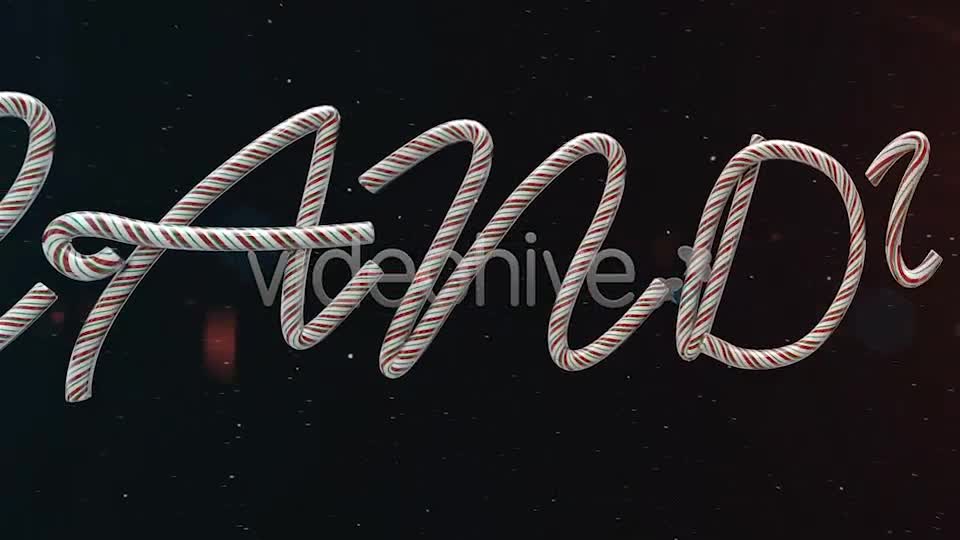 Candy Cane Text Typeface Videohive 9516776 After Effects Image 1