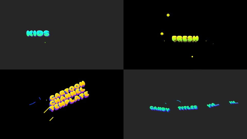 Candy Titles - Download Videohive 23144391