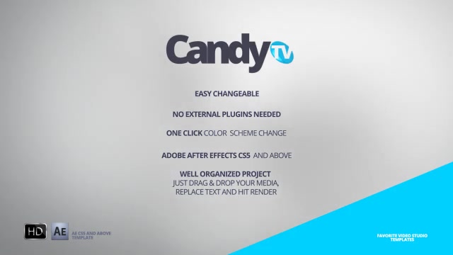 CandyTV Broadcast ID Videohive 13207563 After Effects Image 13