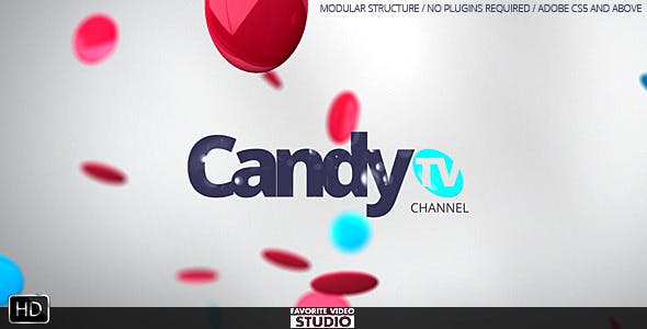 CandyTV Broadcast ID - 13207563 Download Videohive