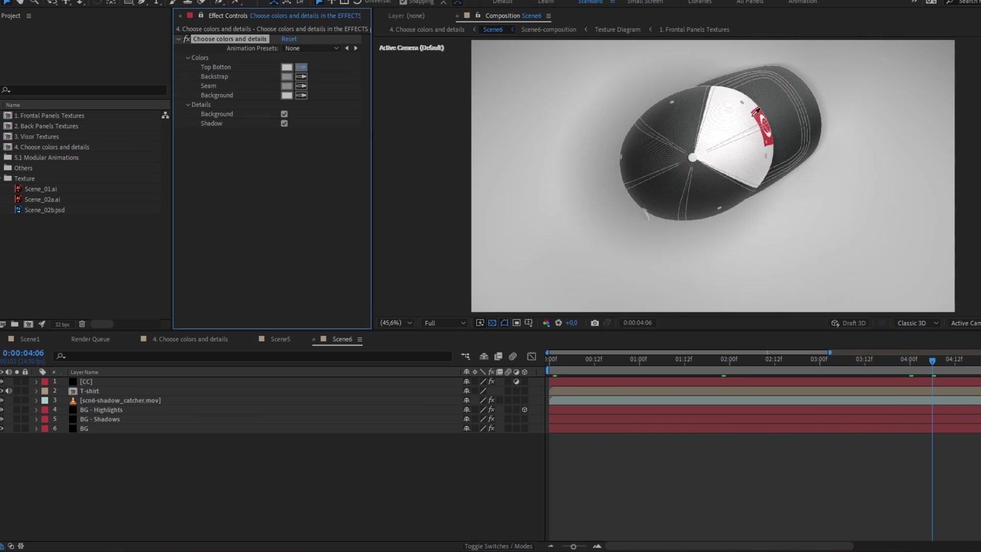 Cap Mockup Template 180º Orbit Animated Mockup SCENES Videohive 33451237 After Effects Image 6