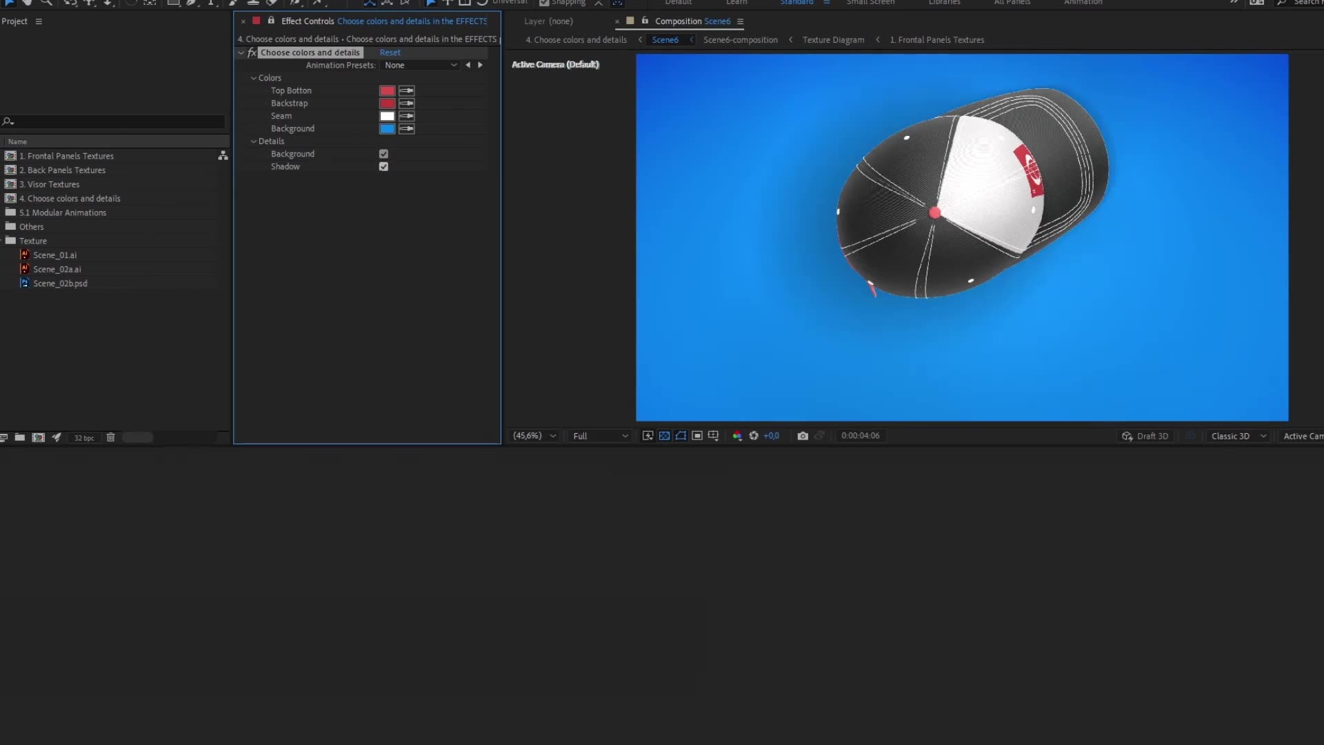Cap Mockup Template 180º Orbit Animated Mockup SCENES Videohive 33451237 After Effects Image 7