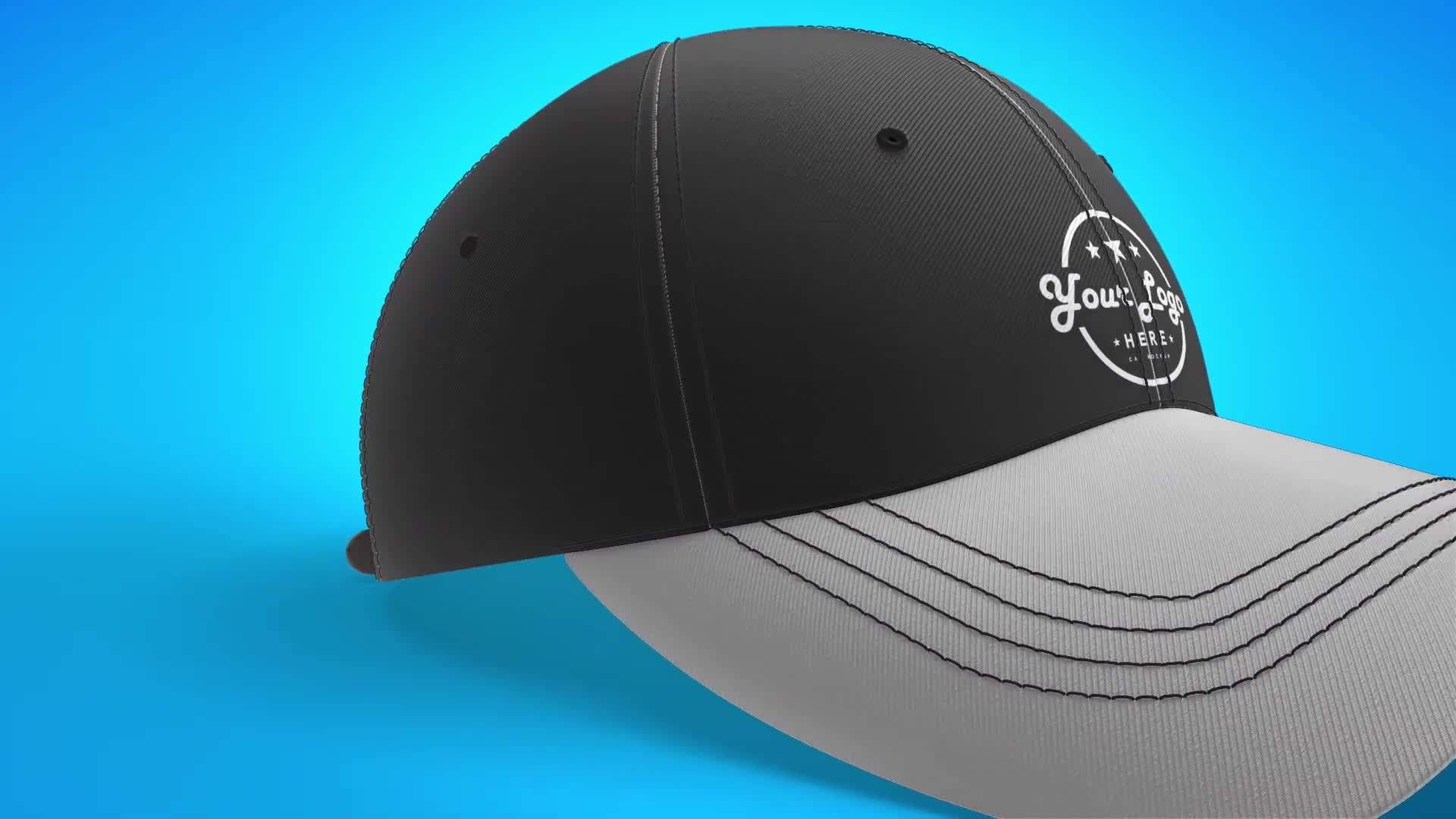 Cap Mockup Template 360º Close Animated Mockup SCENES Videohive 33427781 After Effects Image 1