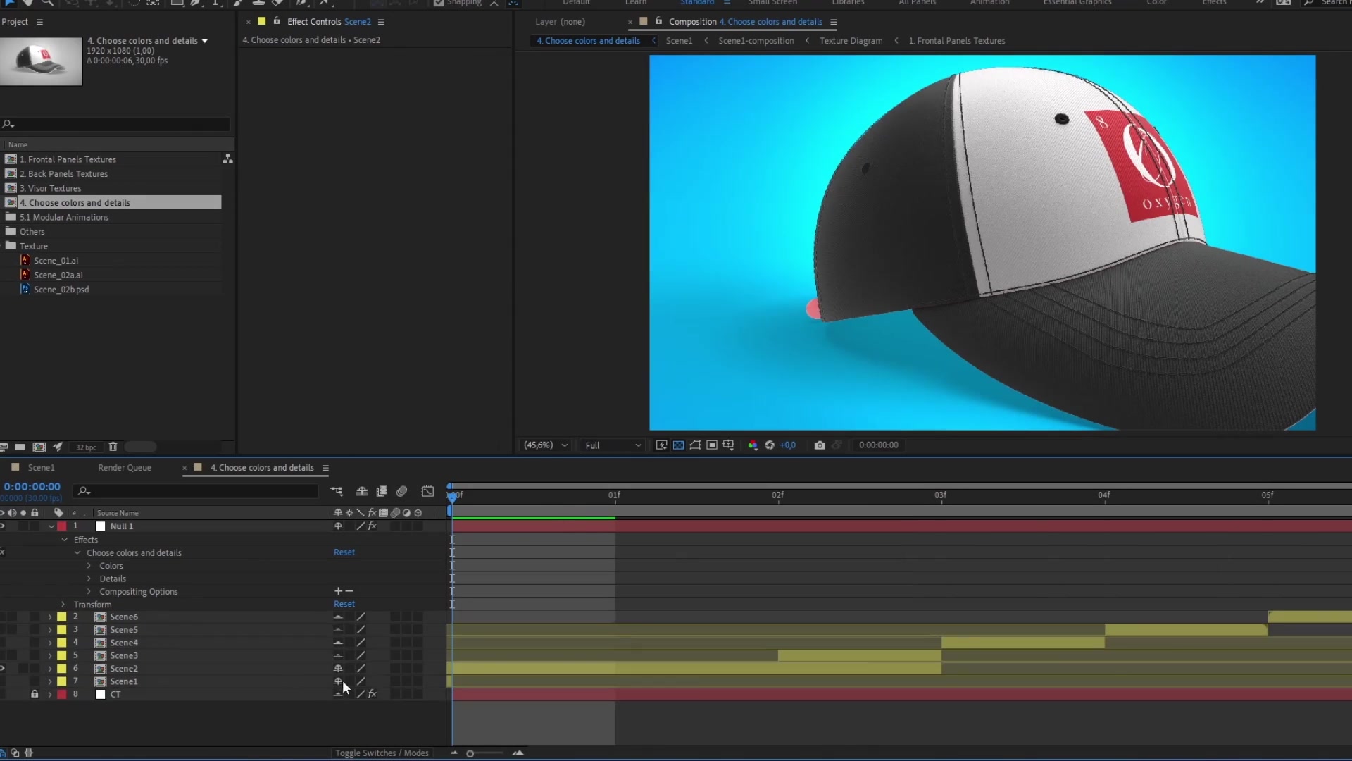Cap Mockup Template 360º Close Animated Mockup SCENES Videohive 33427781 After Effects Image 6