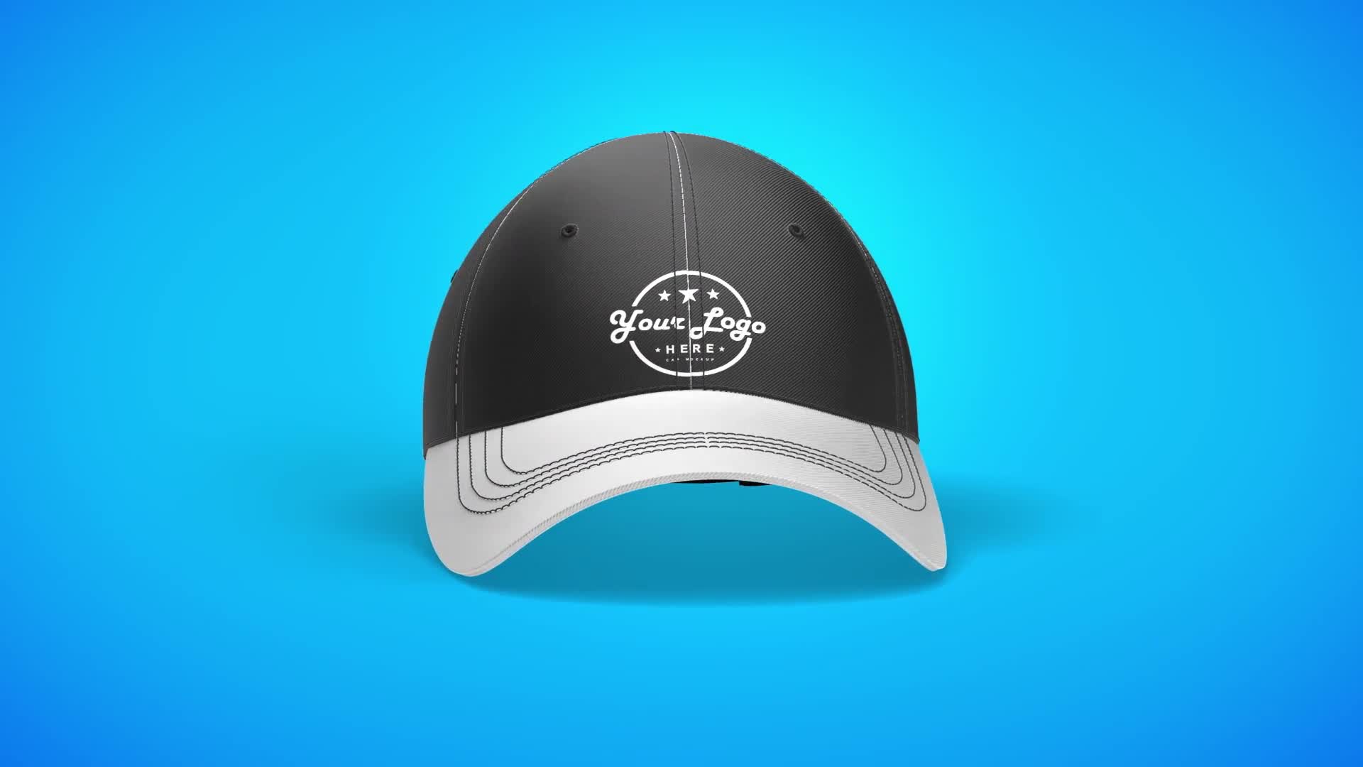 Cap Mockup Template 360º Wide Animated Mockup SCENES Videohive 33427774 After Effects Image 1
