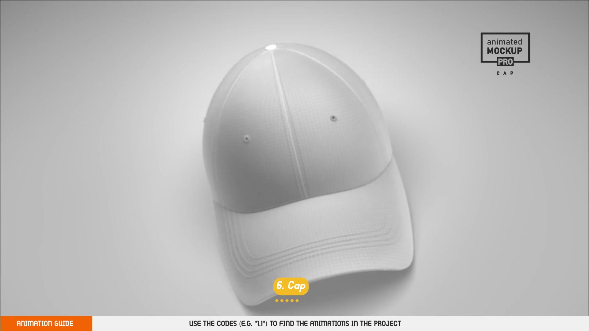 Cap Mockup Template Animated Mockup PRO Videohive 32523603 After Effects Image 12