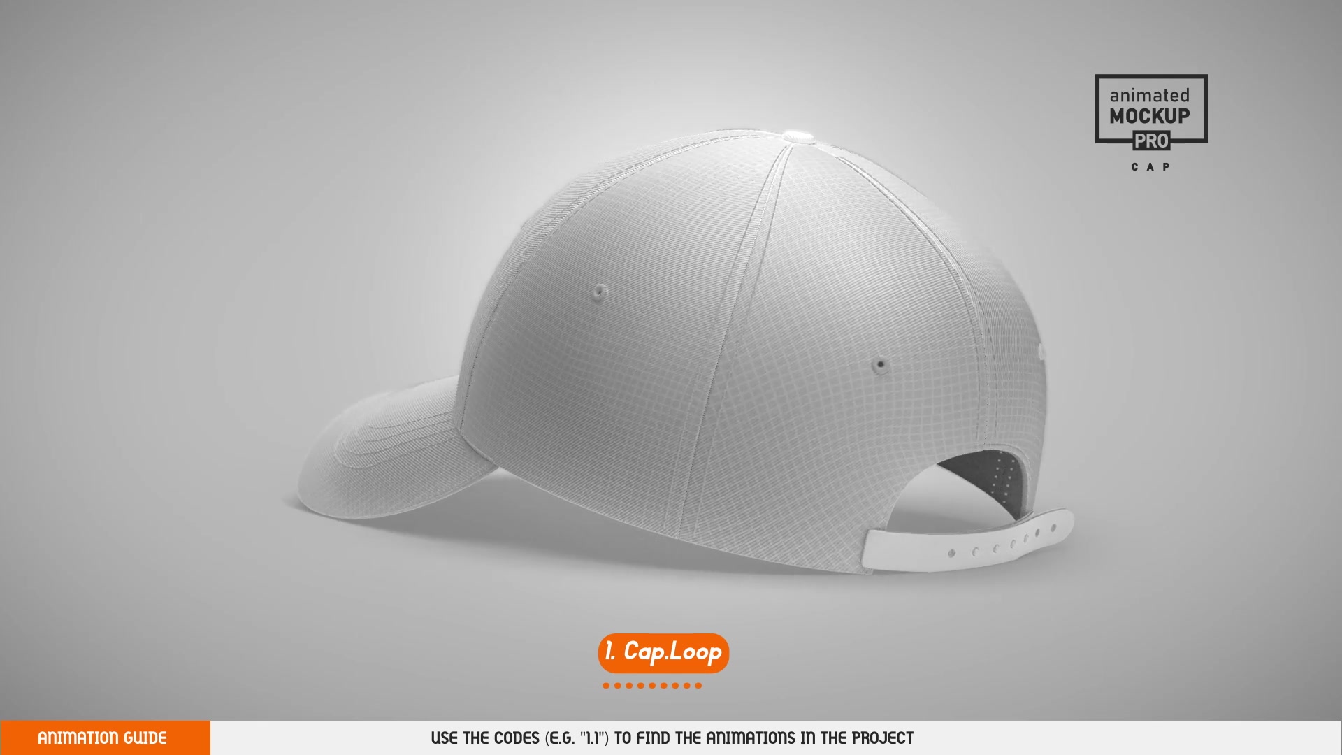 Cap Mockup Template Animated Mockup PRO Videohive 32523603 After Effects Image 7