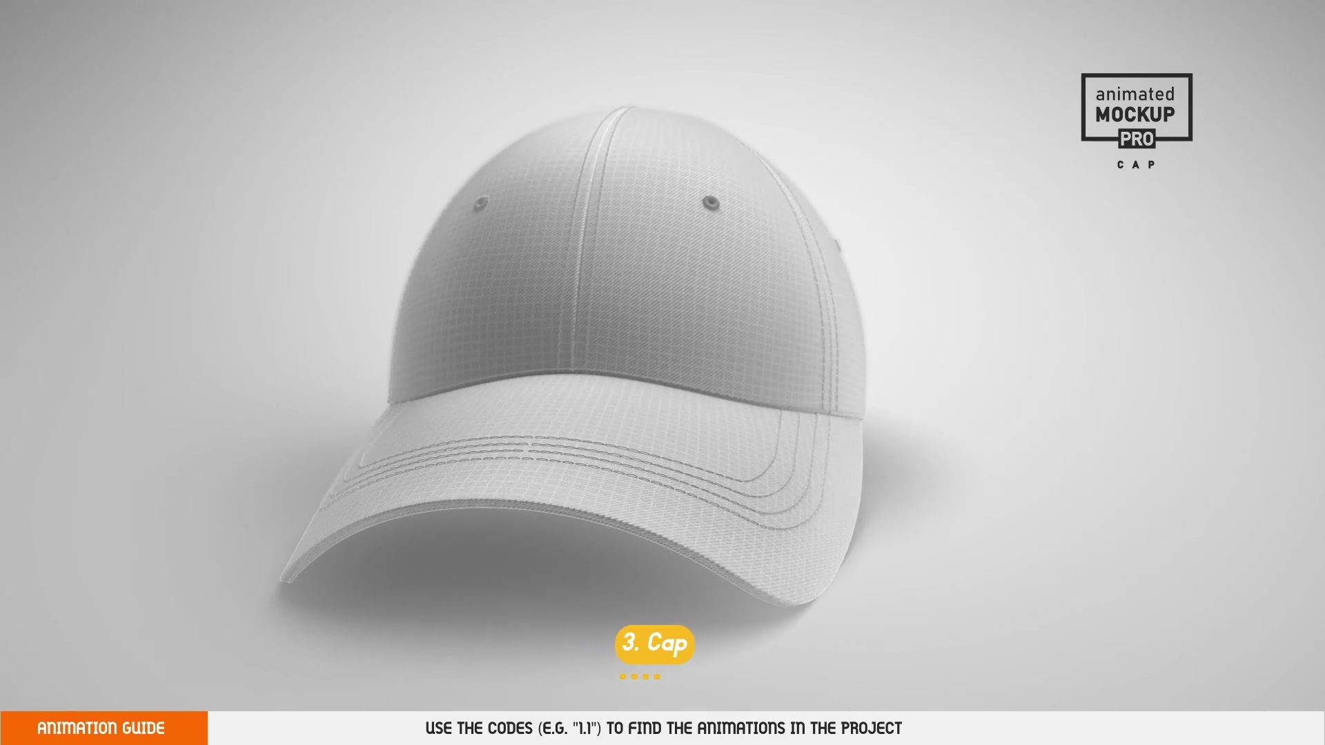 Cap Mockup Template Animated Mockup PRO Videohive 32523603 After Effects Image 9