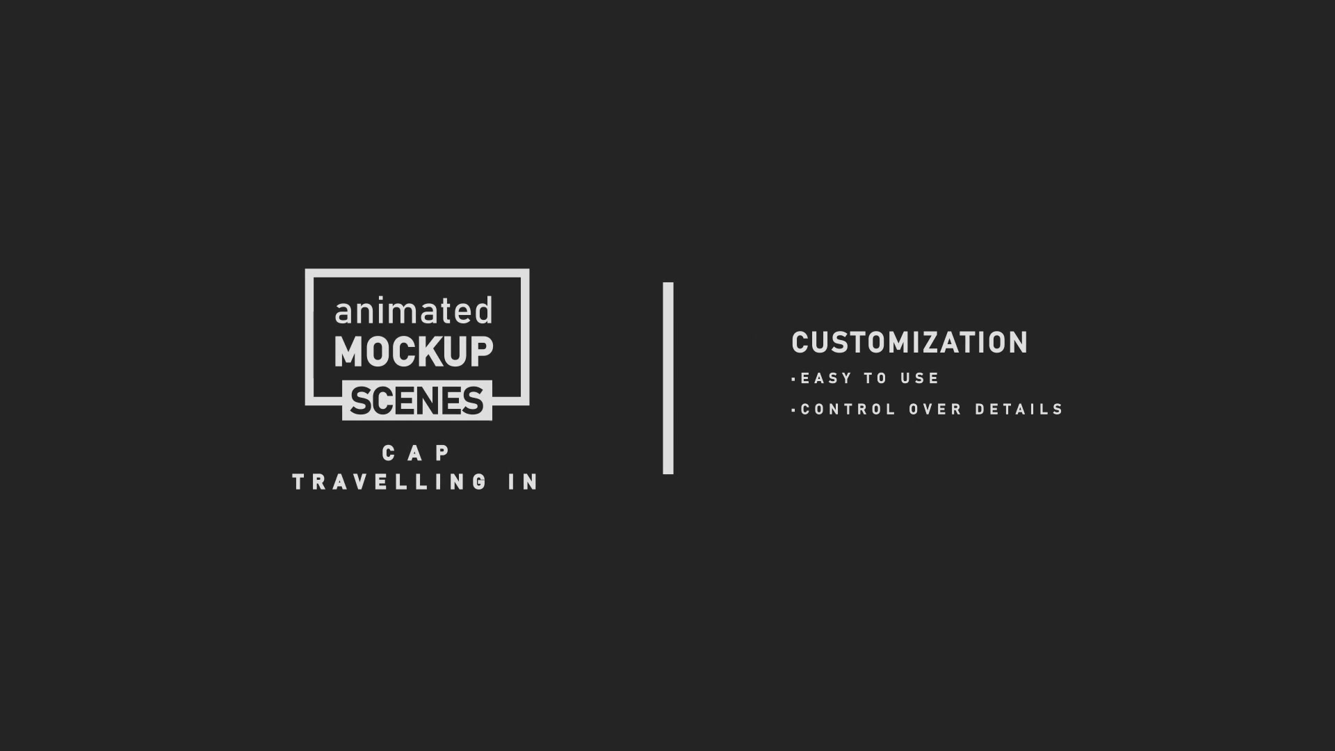 Cap Mockup Template Travelling In Animated Mockup SCENES Videohive 33451028 After Effects Image 4