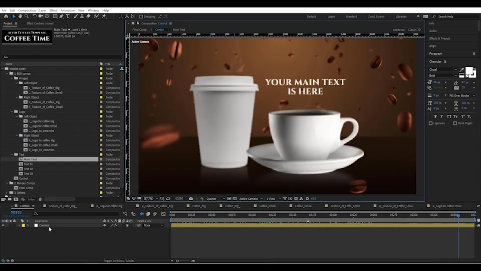 Cap of Coffee Videohive 29486013 After Effects Image 9