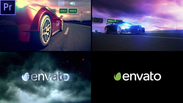 Car Racing Logo Reveal - 35810301 Videohive Download