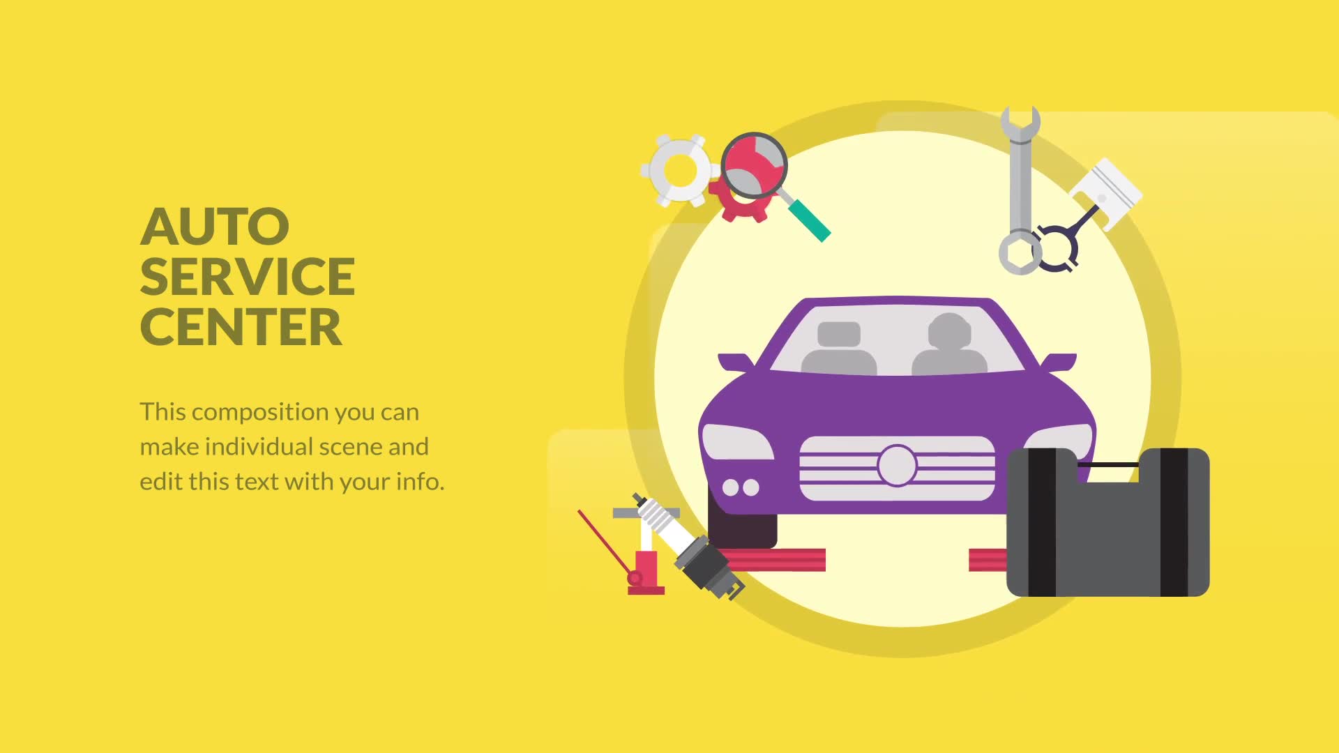 Car Repair Animation | After Effects Videohive 33371079 After Effects Image 3