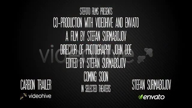 Carbon Trailer - Download Videohive 372255