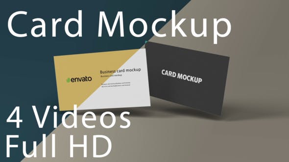 Card Mockup - Videohive 33114299 Download