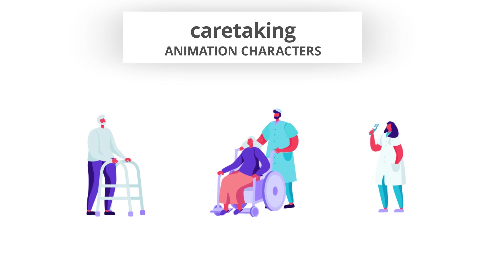 Caretaking Character Set Videohive 32688775 After Effects Image 5