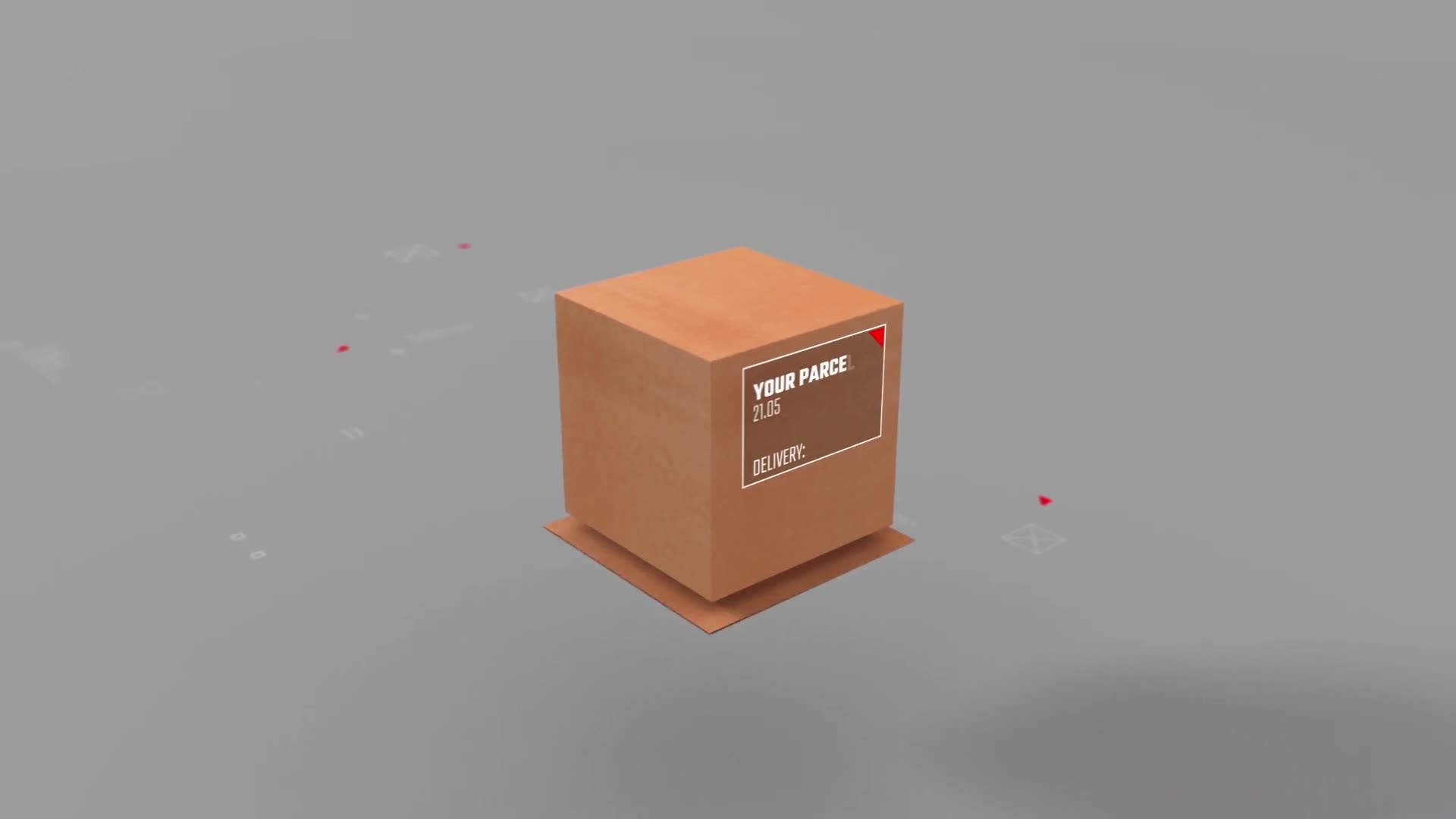 Cargo Opening/ Transportation of Parcels/ Post and Сontainer/ Corporate Logo Videohive 21292992 After Effects Image 1