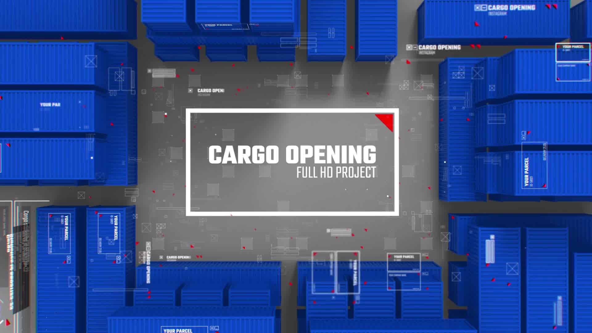 Cargo Opening/ Transportation of Parcels/ Post and Сontainer/ Corporate Logo Videohive 21292992 After Effects Image 10