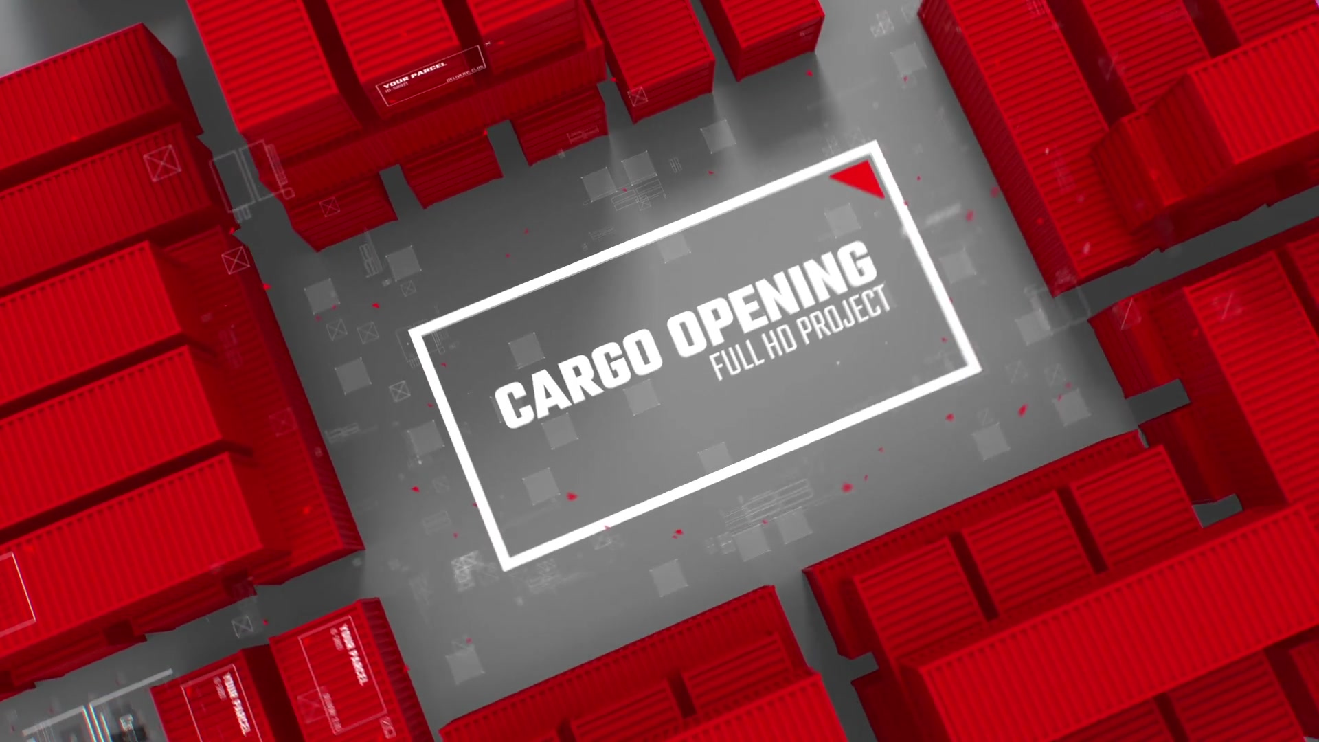 Cargo Opening/ Transportation of Parcels/ Post and Сontainer/ Corporate Logo Videohive 21292992 After Effects Image 4