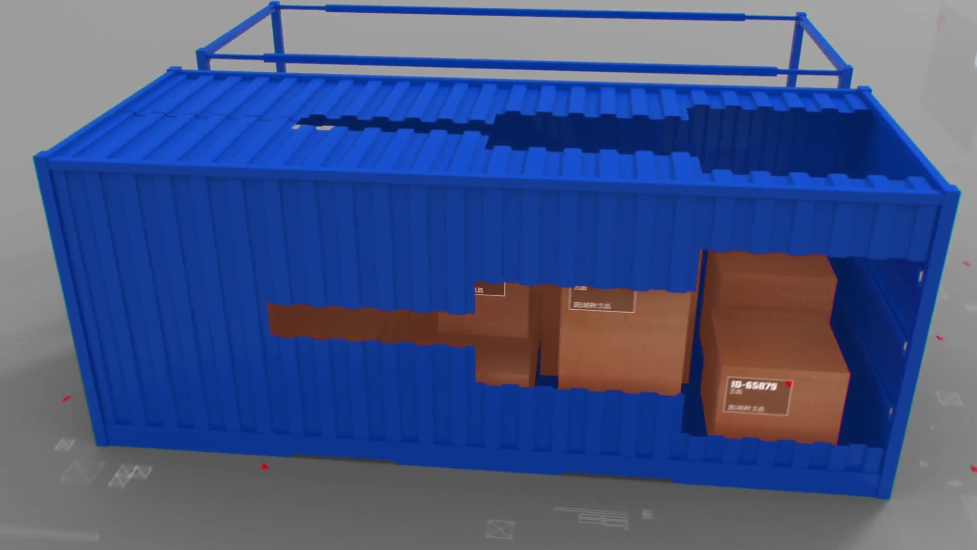 Cargo Opening/ Transportation of Parcels/ Post and Сontainer/ Corporate Logo Videohive 21292992 After Effects Image 7