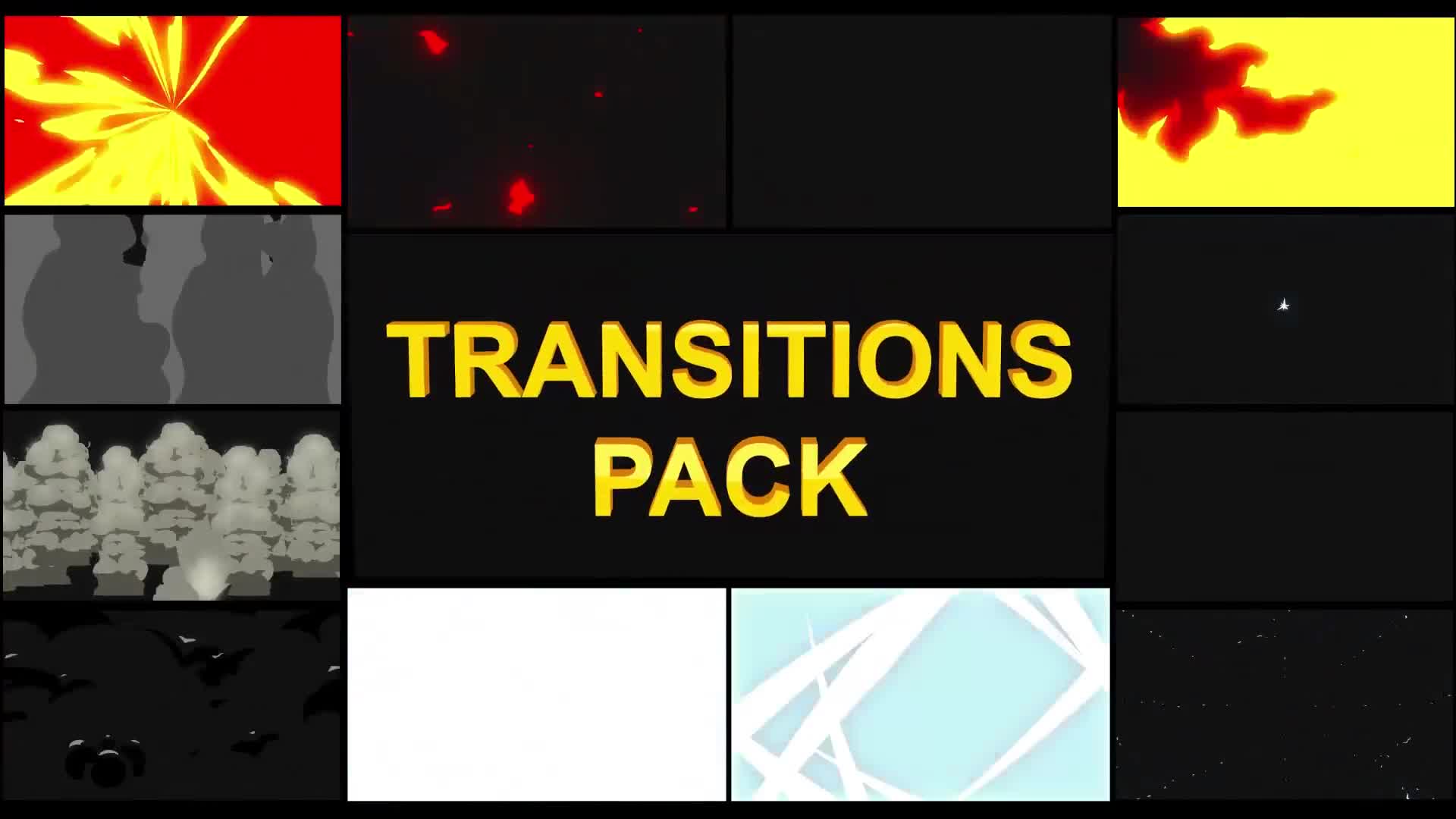 Cartoon Action Transitions | After Effects Videohive 26031247 After Effects Image 1