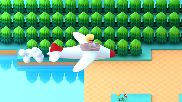 Cartoon Aircraft Adventure Retro Video Game - Download Videohive 16929057