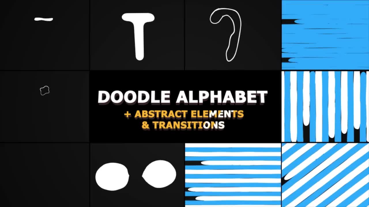 Cartoon Alphabet And Transitions | FCPX Videohive 25415180 Apple Motion Image 2