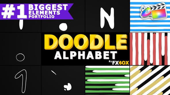 Cartoon Alphabet And Transitions | FCPX - Videohive 25415180 Download